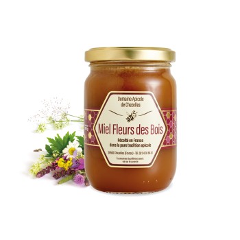 3 cuillères à café de miel de fleurs des bois